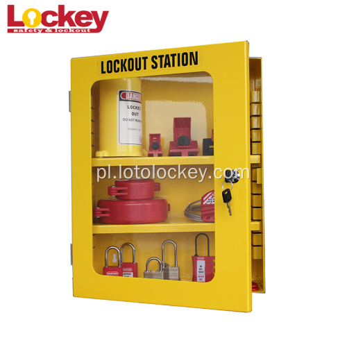 All Purpose Metal Lockout Management Cabinet Station